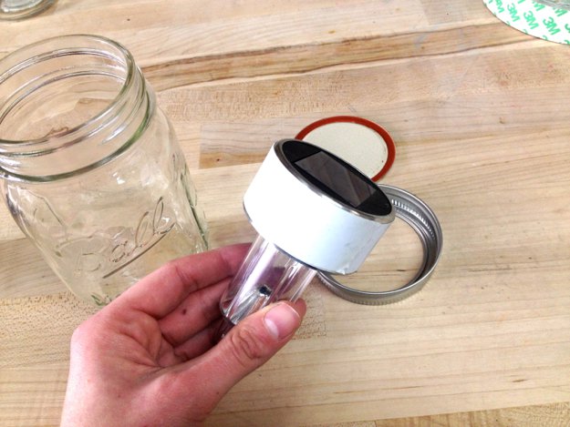 How to Make Mason Jar Solar Lamps: