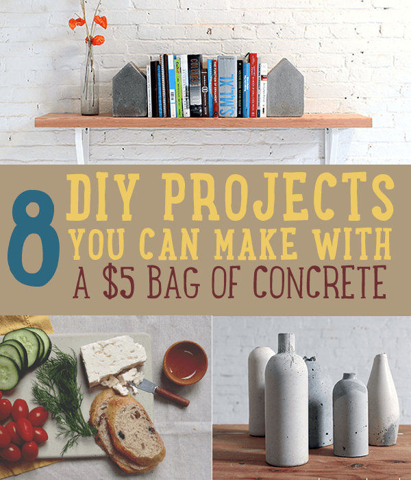 DIY Concrete Crafts | 8 Creative Concrete Ideas DIY Ready