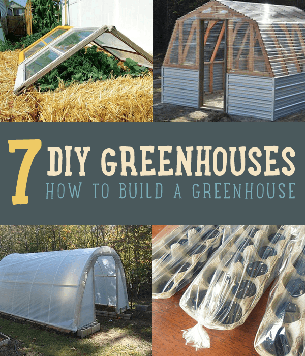 How to Build a Greenhouse | 7 DIY Greenhouses DIY Ready
