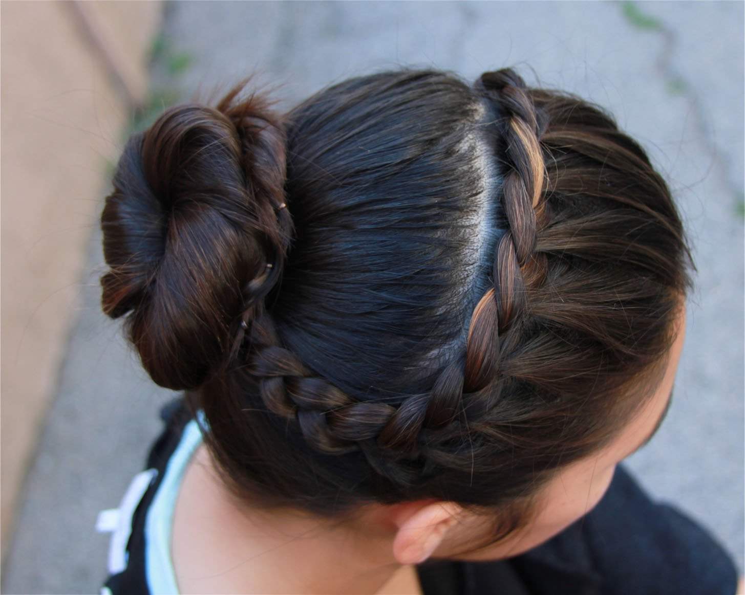 How To French Braid Hair Two Sides On Yourself