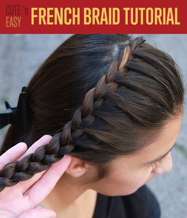 How To French Braid Hair | DIY Hair Tutorial