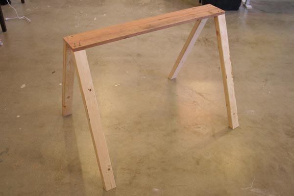 Your sawhorse is almost there, but it is a little wobbly. Better add 