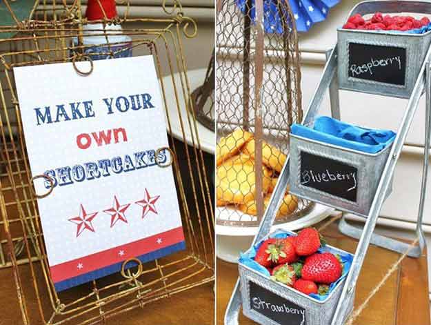  Build-Your-Own Shortcakes | 25 Ways To Have The Most Patriotic 4th Of July Party