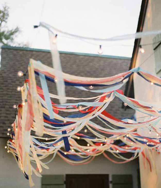  Red, White, and Blue Streamers | 25 Ways To Have The Most Patriotic 4th Of July Party