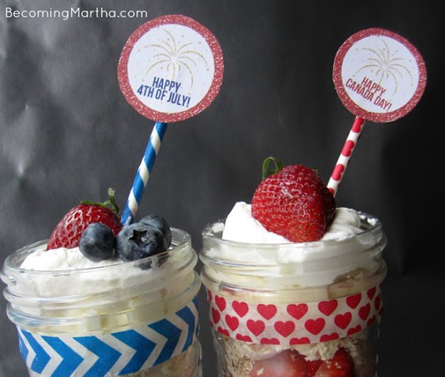 4th of July Recipes How To Make Parfaits