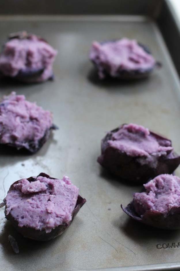 How to prepare purple potatoes for finger foods