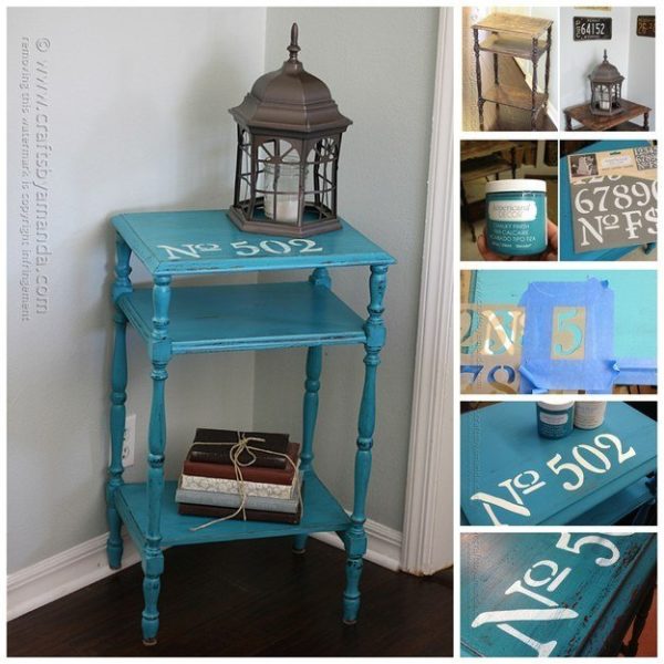 Repurpose furniture to make it look like from a particular era.