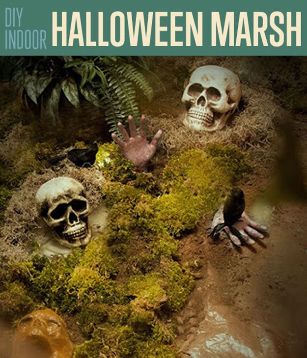 Indoor Halloween Marsh DIY Halloween Decorations