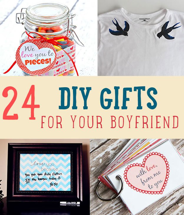 24 DIY Gifts For Your Boyfriend Christmas Gifts for