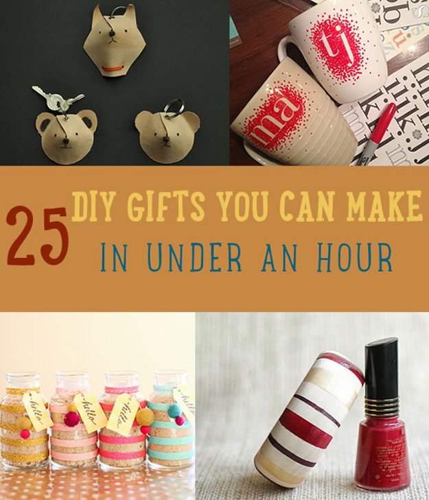 25 DIY Gifts You Can Make in Under an Hour DIY Ready