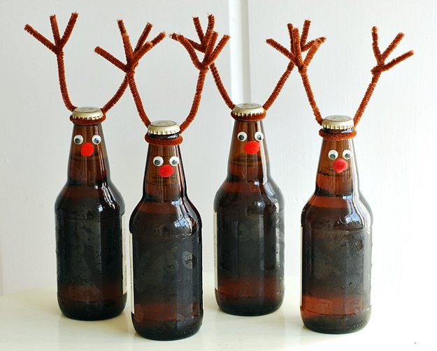 DIY Beer Bottle Crafts for Kids | www.diyready.com/diy-projects-uses-for-beer-bottles/