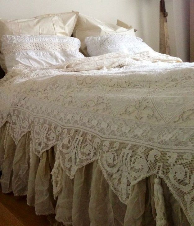 12 DIY Shabby Chic Bedding Ideas DIY Ready