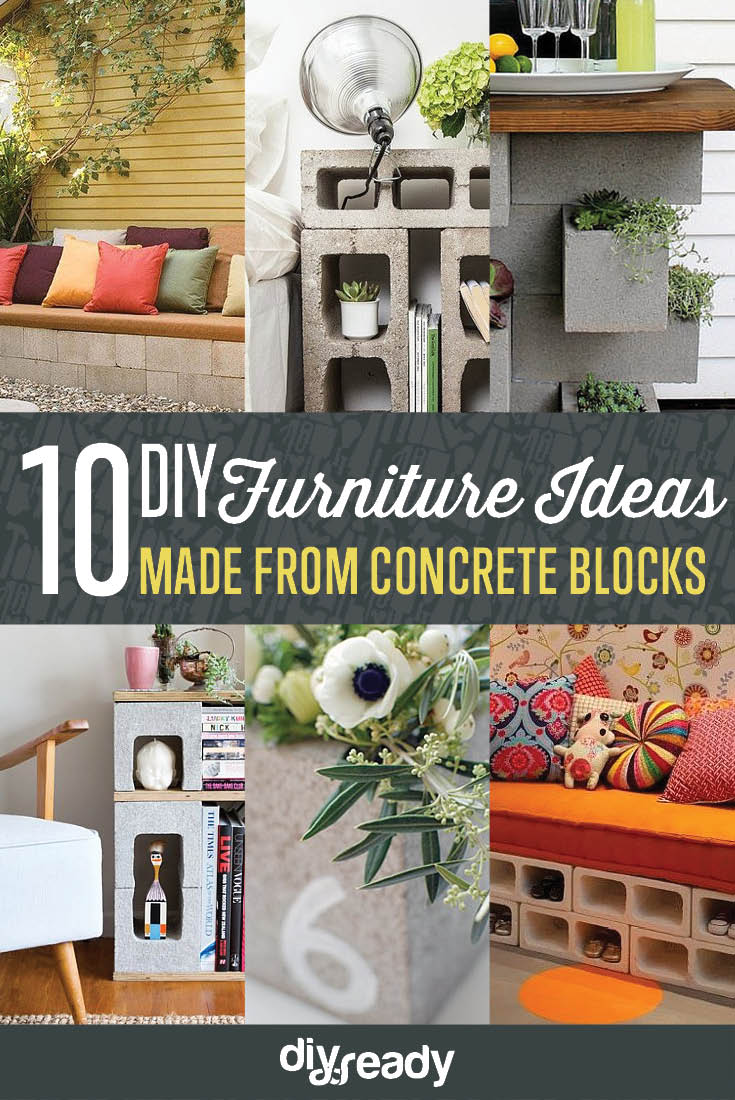 10 Totally Creative Uses of Concrete Blocks in Your Home
