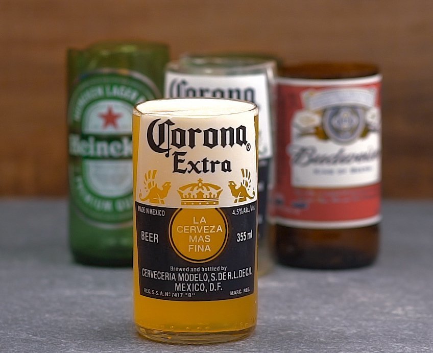 Turn Empty Beer Bottles Into Drinking Glasses