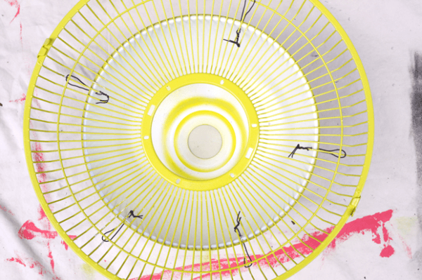DIY UpCycled Fan Pendant Light