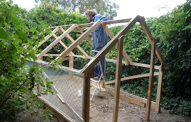 how to build a pallet greenhouse