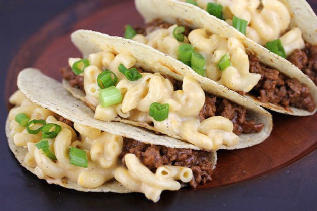 Macaroni and Cheese Taco Toppings