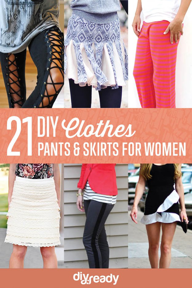 DIY Clothes | Pants & Skirts for Women DIY Ready