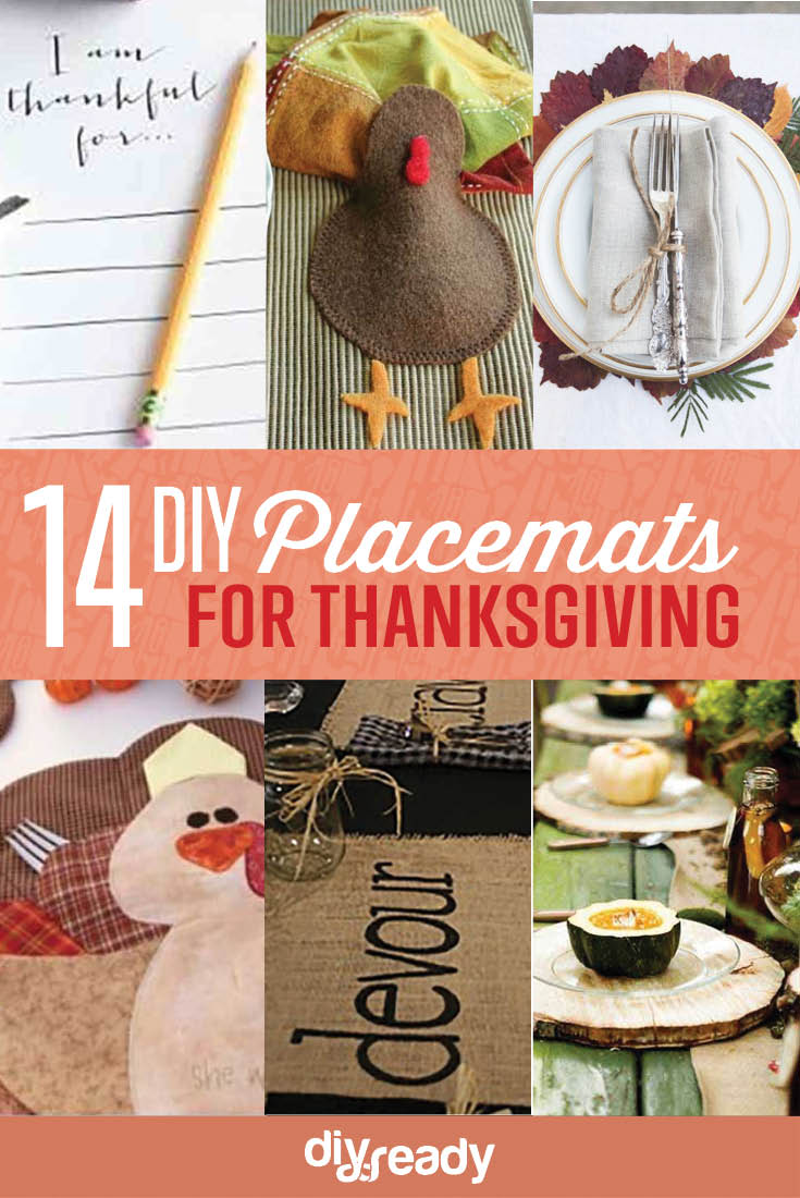 Homemade Thanksgiving Decorations | 14 DIY Placemat Ideas
